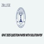 GPAT 2025 Question Paper with Solution pdf